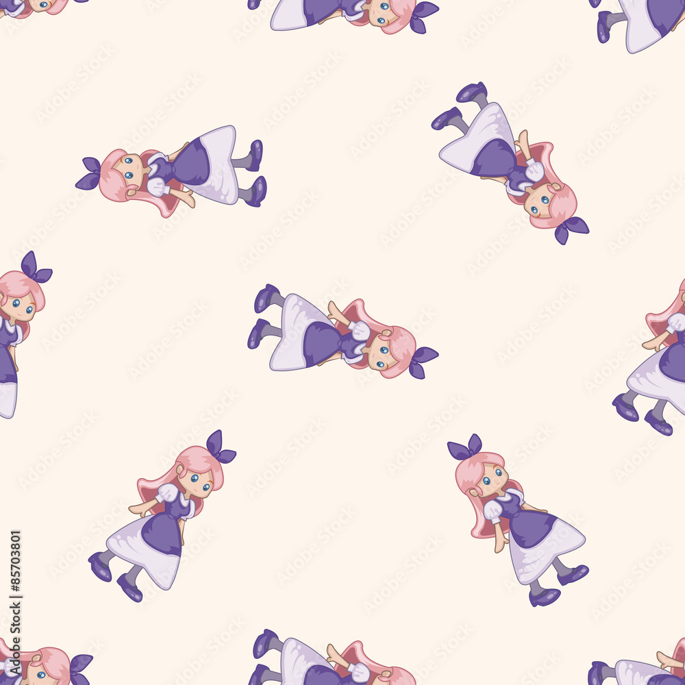 alice in wonderland , cartoon seamless pattern background alice in wonderland , cartoon seamless pattern background