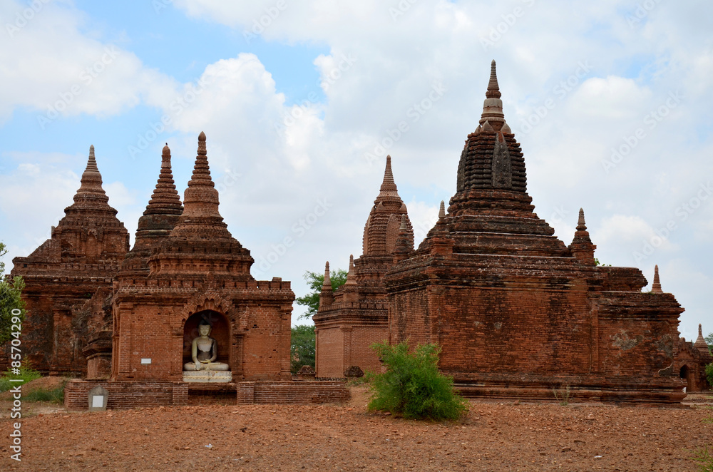 Pagoda in Bagan Archaeological Zone at Myanm