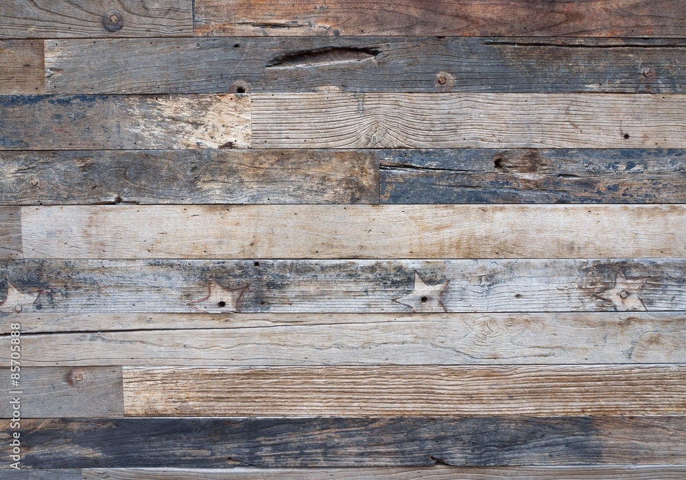 Fototapeta premium Modern wooden fence background 