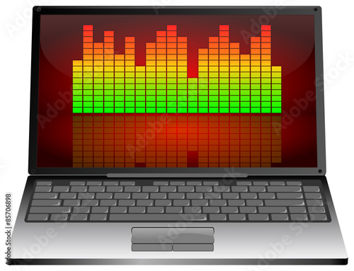 Laptop computer with Equalizer