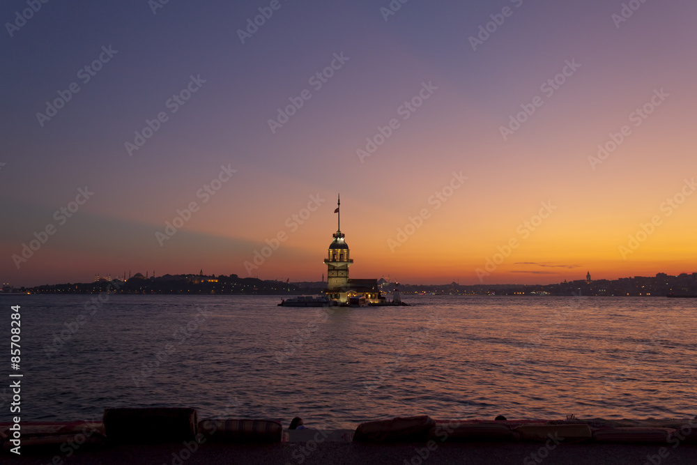 The Maiden's Tower in Istanbul The Maiden's Tower in Istanbul