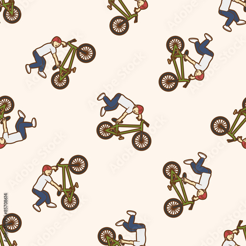 Extreme Sports , cartoon seamless pattern background