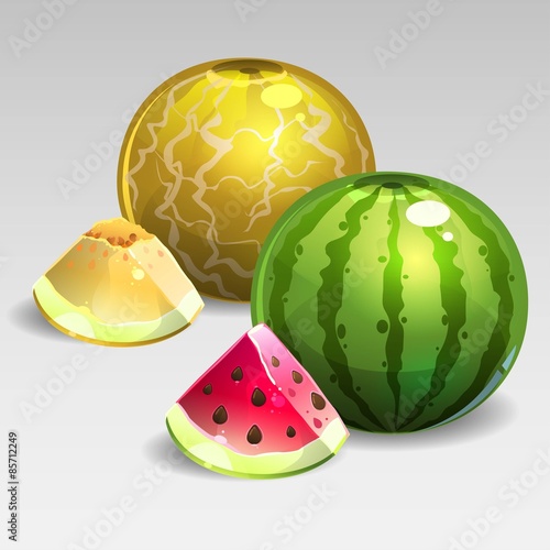 Watermelon and melon