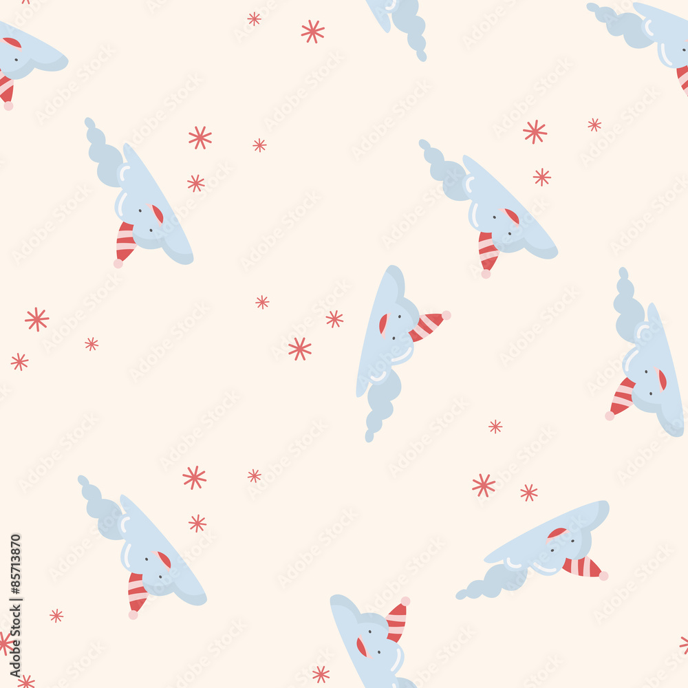 weather snowy , cartoon seamless pattern background weather snowy , cartoon seamless pattern background