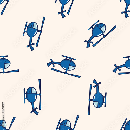 transportation Helicopters , cartoon seamless pattern background