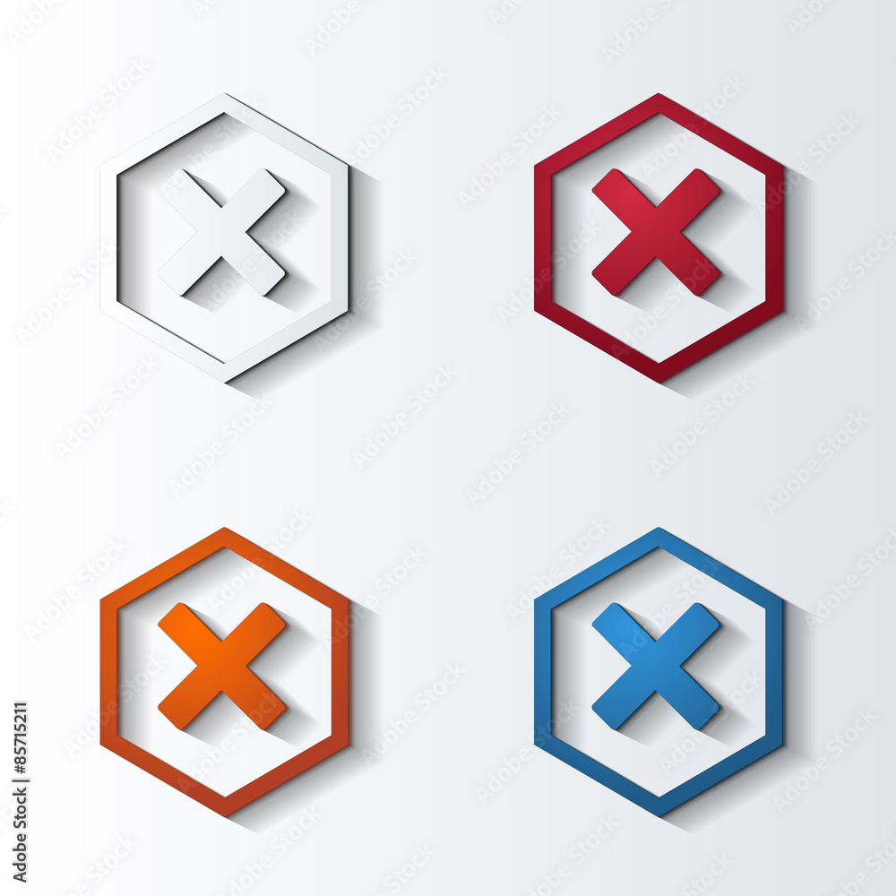Obraz premium icon4colors_hexagon_2_frame_133