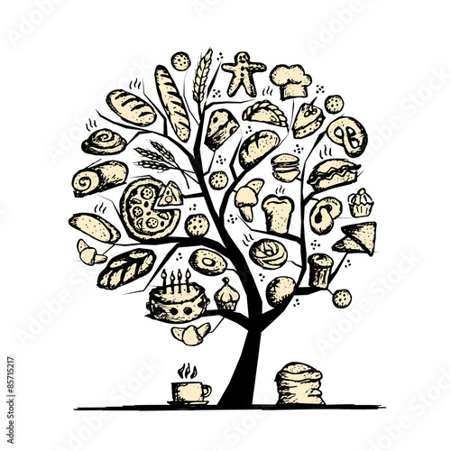 Bakery tree concept for your design