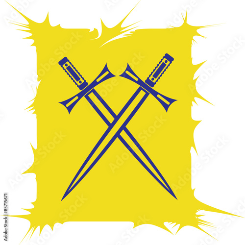 monochrome icon set with cold arms