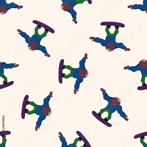 Extreme Sports , cartoon seamless pattern background