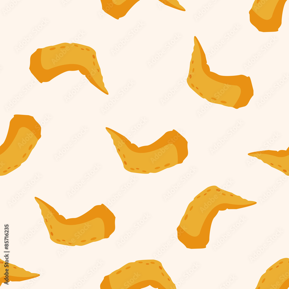fast foods chicken , cartoon seamless pattern background fast foods chicken , cartoon seamless pattern background