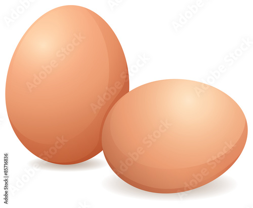 Raw eggs