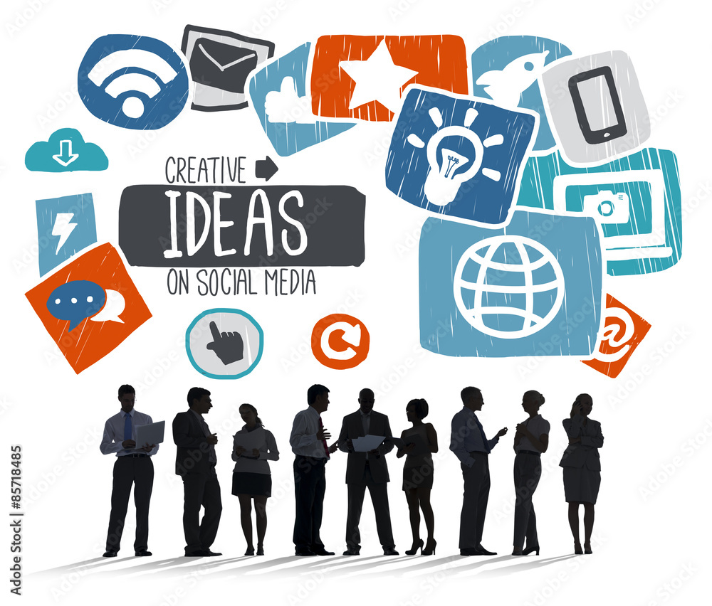 Ideas Creative Social Media Social Networking Vision Concept Ideas Creative Social Media Social Networking Vision Concept