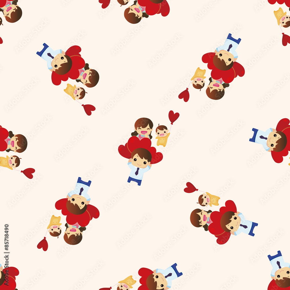 family , cartoon seamless pattern background family , cartoon seamless pattern background