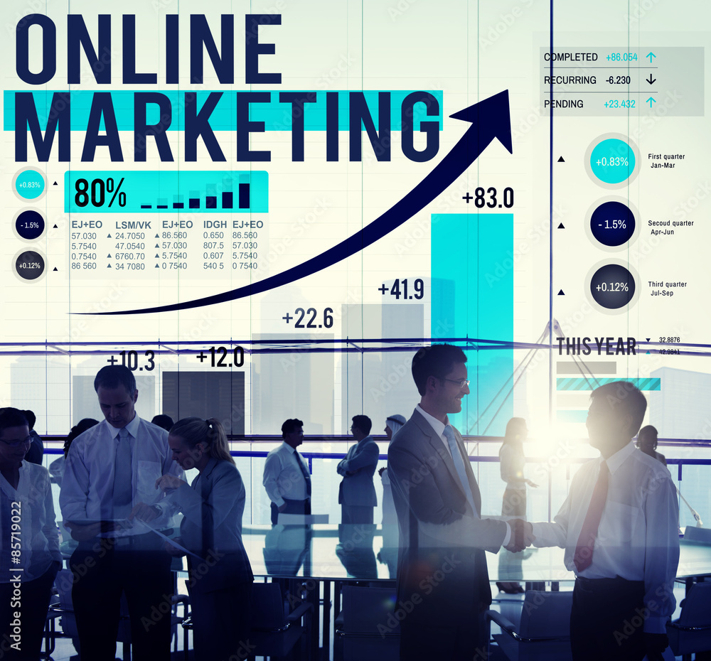 Online Marketing Advertising Commercial Brand Concept Online Marketing Advertising Commercial Brand Concept