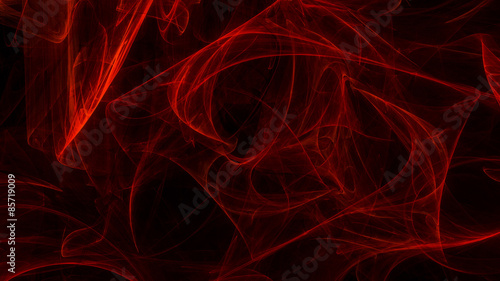Abstract dark background with murky red energy