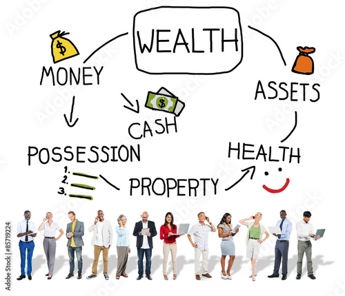 Wealth Money Possession Investment Growth Concept