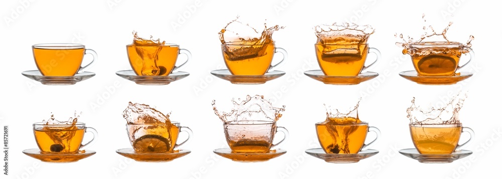 Tea splash collection Tea splash collection