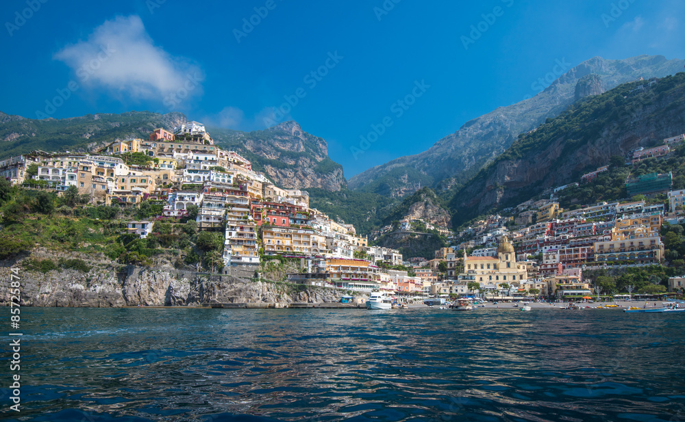 Small town of Positano, Amalfi Coast, Campania, Italy