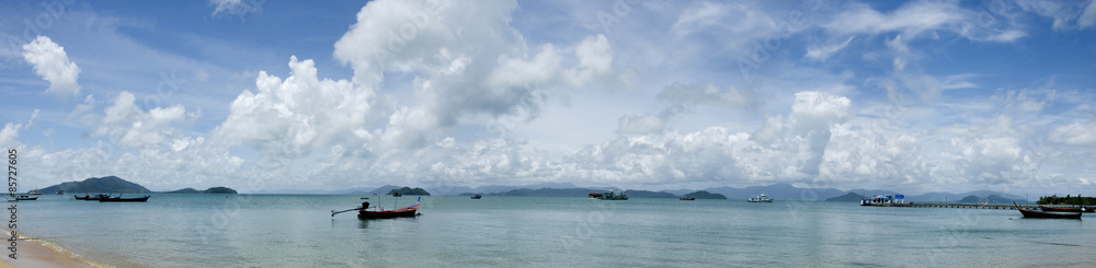 Panorama view at Pha Yam island, Thailand