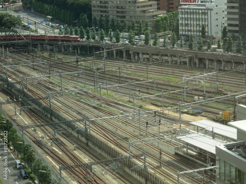 railroads in Shinagawa tokyo Japan