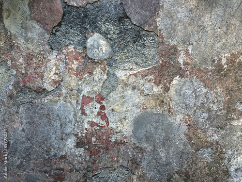 Texture muro di cemento sfaldato, diversi colori