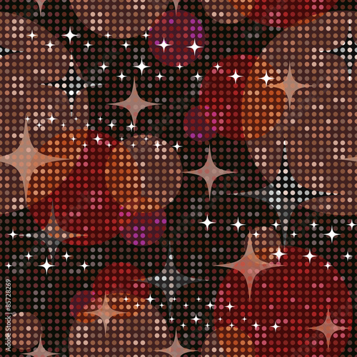 Disco lights background. Seamless pattern. Vector. 
ディスコのパターン