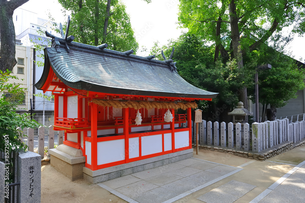 Naklejka premium 日本 神戸三宮の生田神社