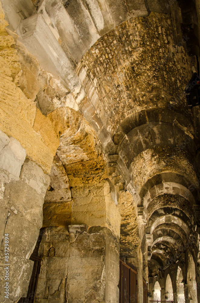 Naklejka premium Amphitheater in Nimes