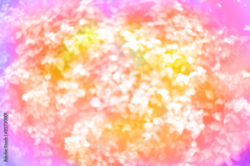 flower made by color filter for background