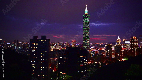Wallpaper Mural Taipei 101 skyline  Torontodigital.ca