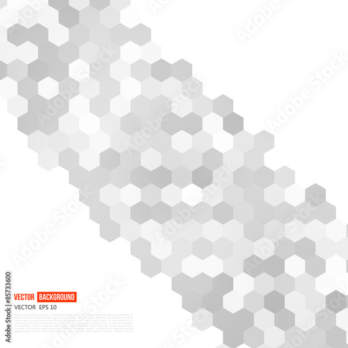 Vector abstract 3d hexagonal. © iKatod
