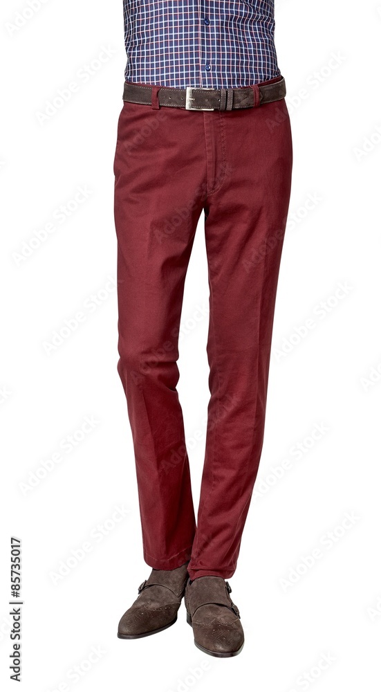 pants for men isolated on a white background pants for men isolated on a white background