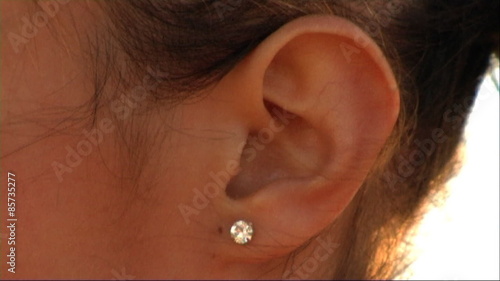 Woman's ear photo