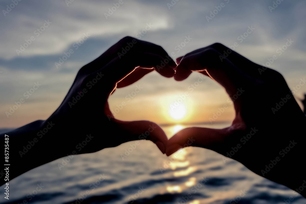 Fototapeta premium love heart