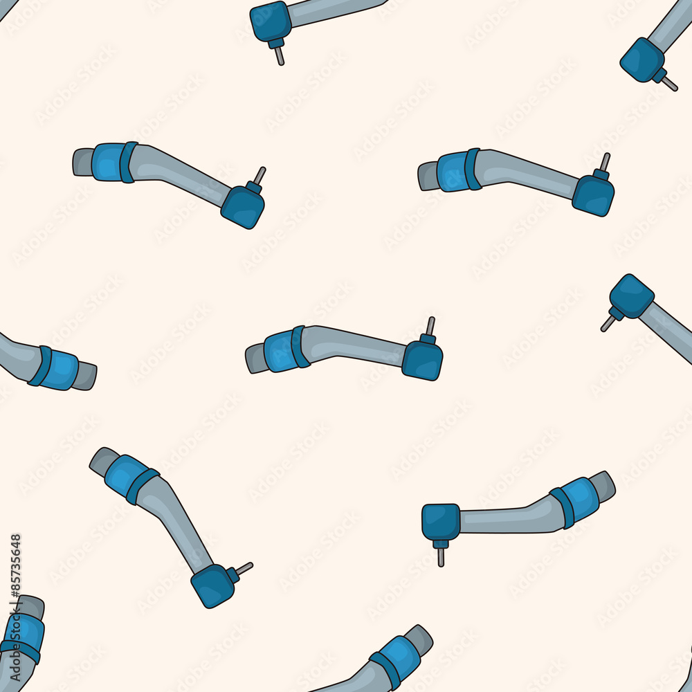 dentist tools , cartoon seamless pattern background dentist tools , cartoon seamless pattern background