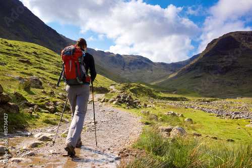Obraz na płótnie Fell walking in the Lake District w salonie