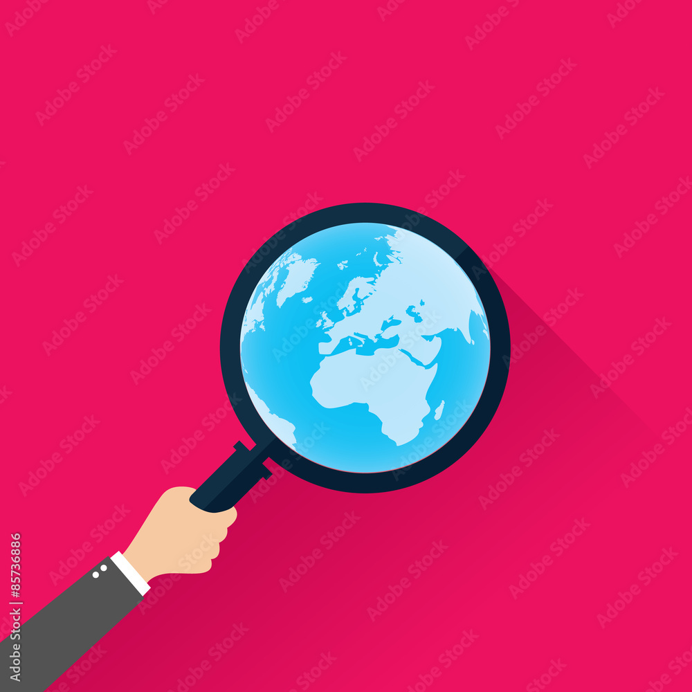 man's hand is searching with magnifying glass man's hand is searching with magnifying glass