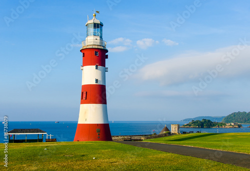 Smeaton´s Tower on the Hoe at Plymouth, Devon. photo