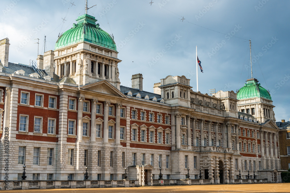 Old Admiralty Building in the city centre of London - England.