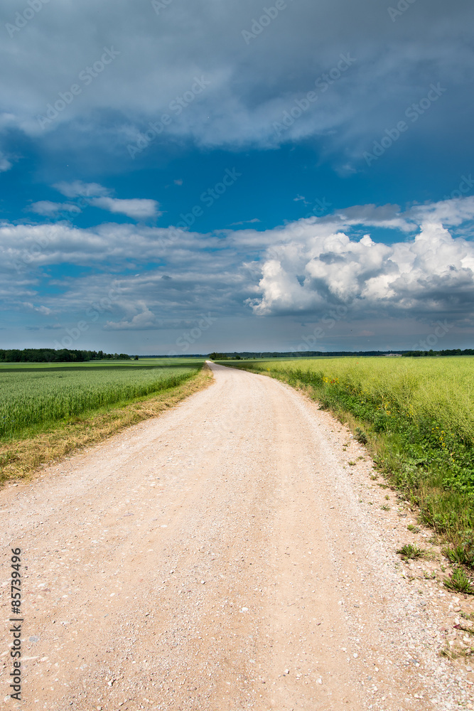Latvian landscape. Latvian landscape.