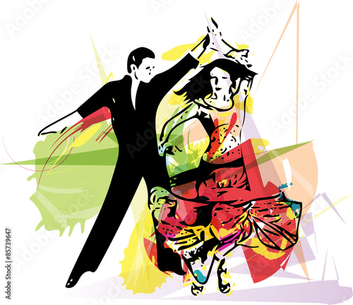 Latino Dancing couple