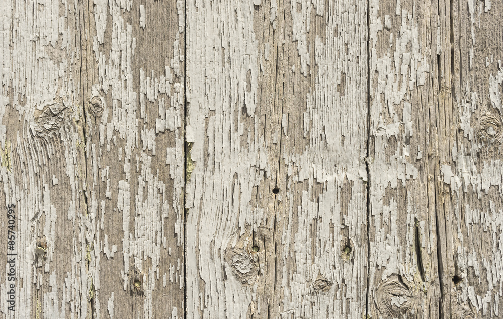 Holz Hintergrund alt, rustikal und abgenutzt in Weiß