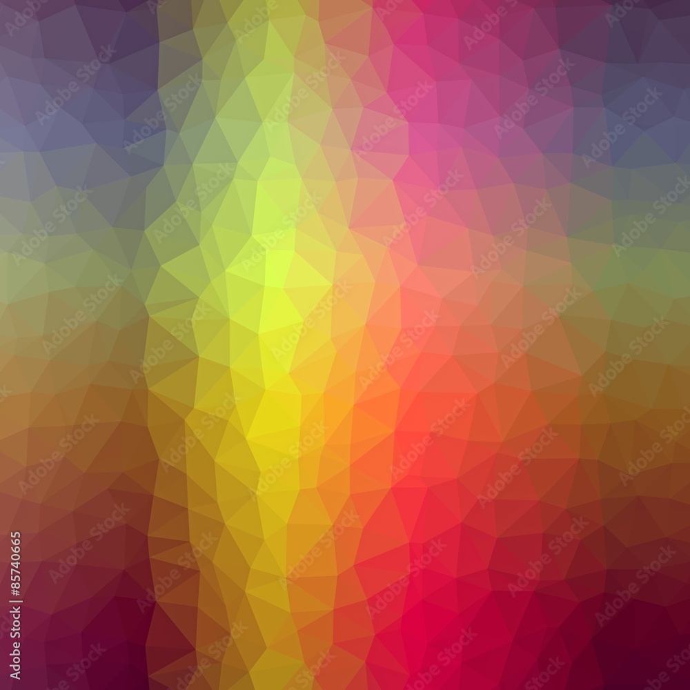 Obraz premium Abstract colorful triangular or polygonal background.