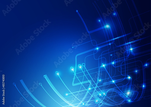 Abstract Technology Background