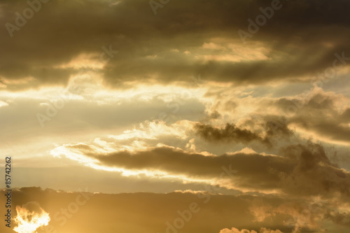 Fototapeta Naklejka Na Ścianę i Meble -  The sky at sunset
