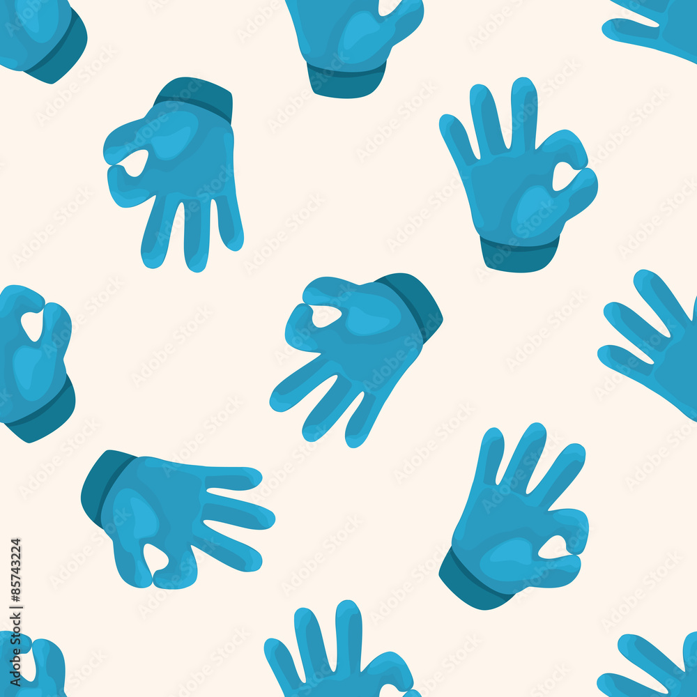 Obraz premium hand , cartoon seamless pattern background