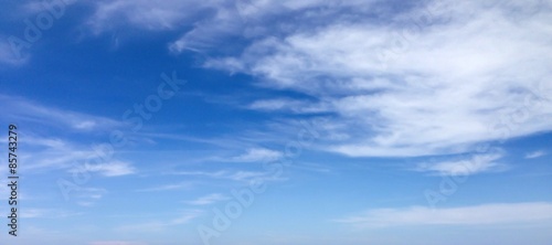 white cloud and blue sky background