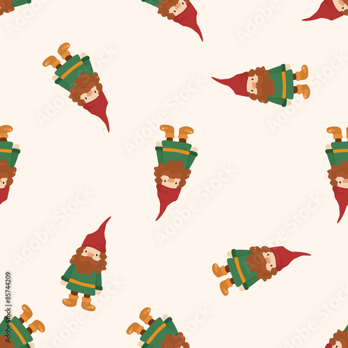 elf , cartoon seamless pattern background