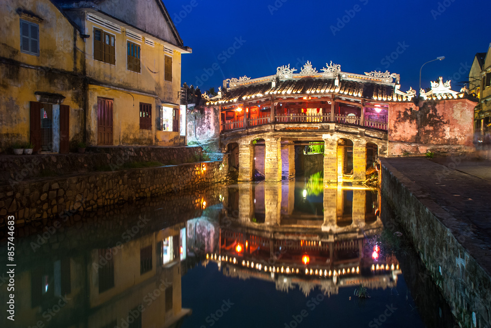 Japanese bridge in Hoi An Ancient town, Vietnam