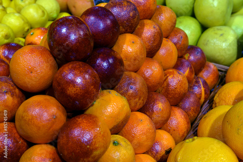 Sicilian red oranges photo